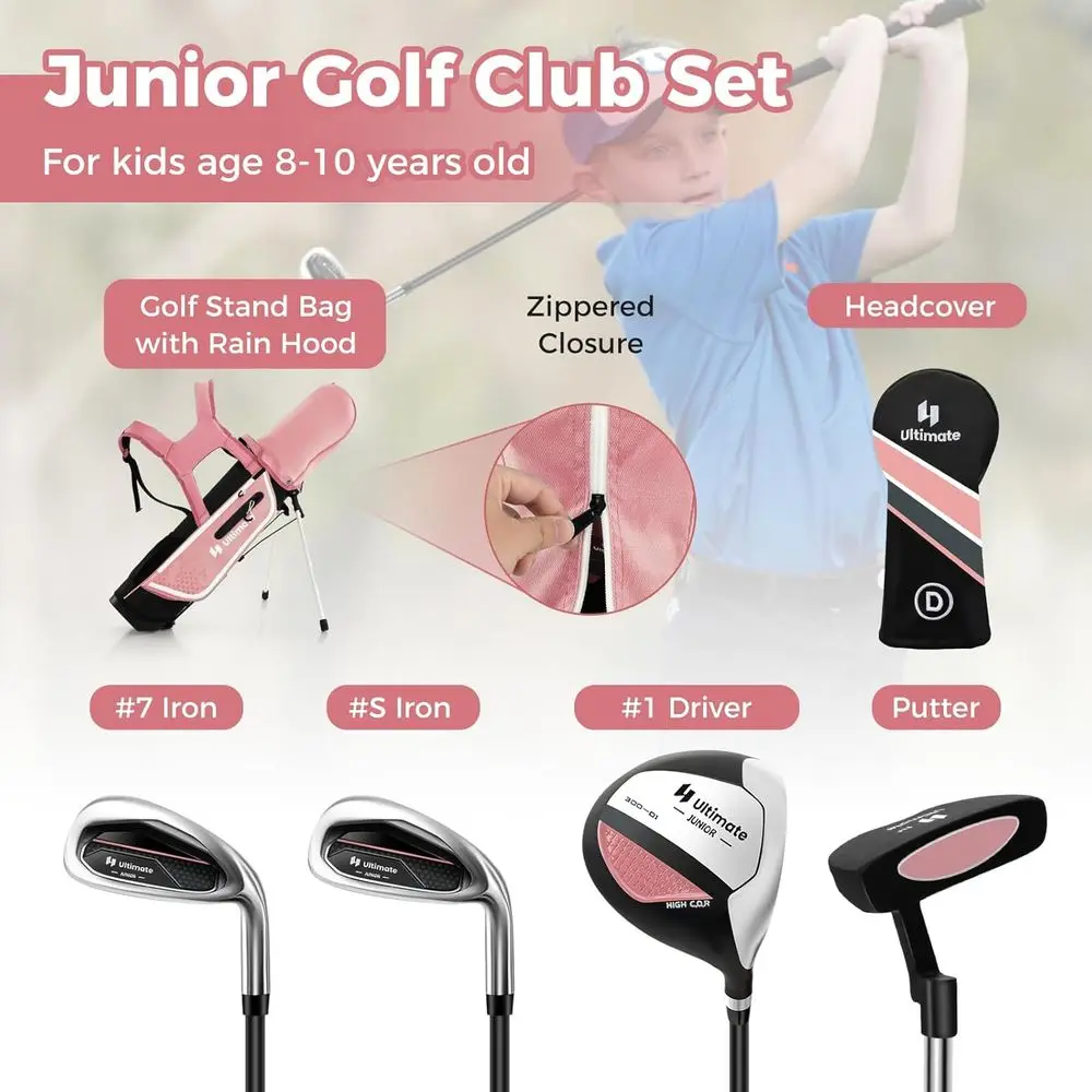 Youth Golf Club Set with Stand - Golf Equipment For Youth 评论和价格