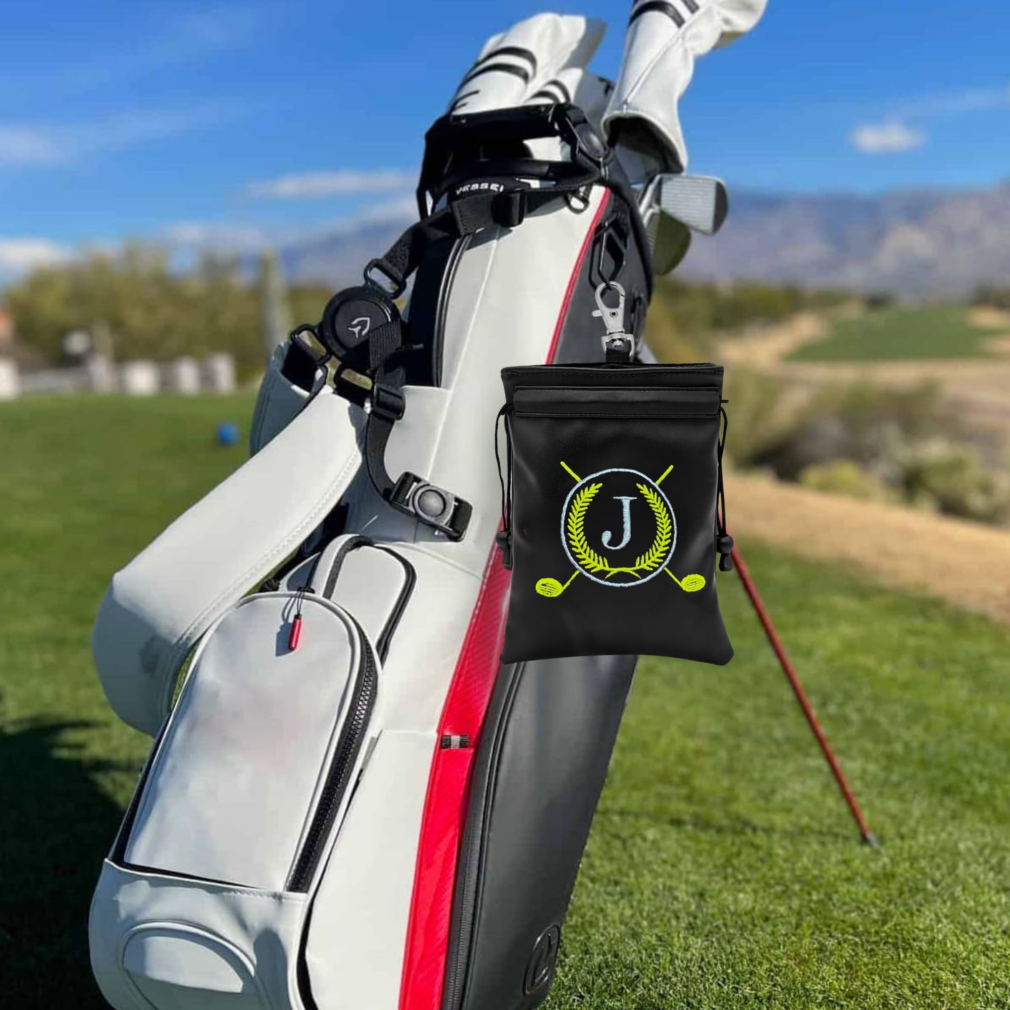 Funny Golf Valuables Pouch, PU - Golf Equipment Drawing 评论和价格