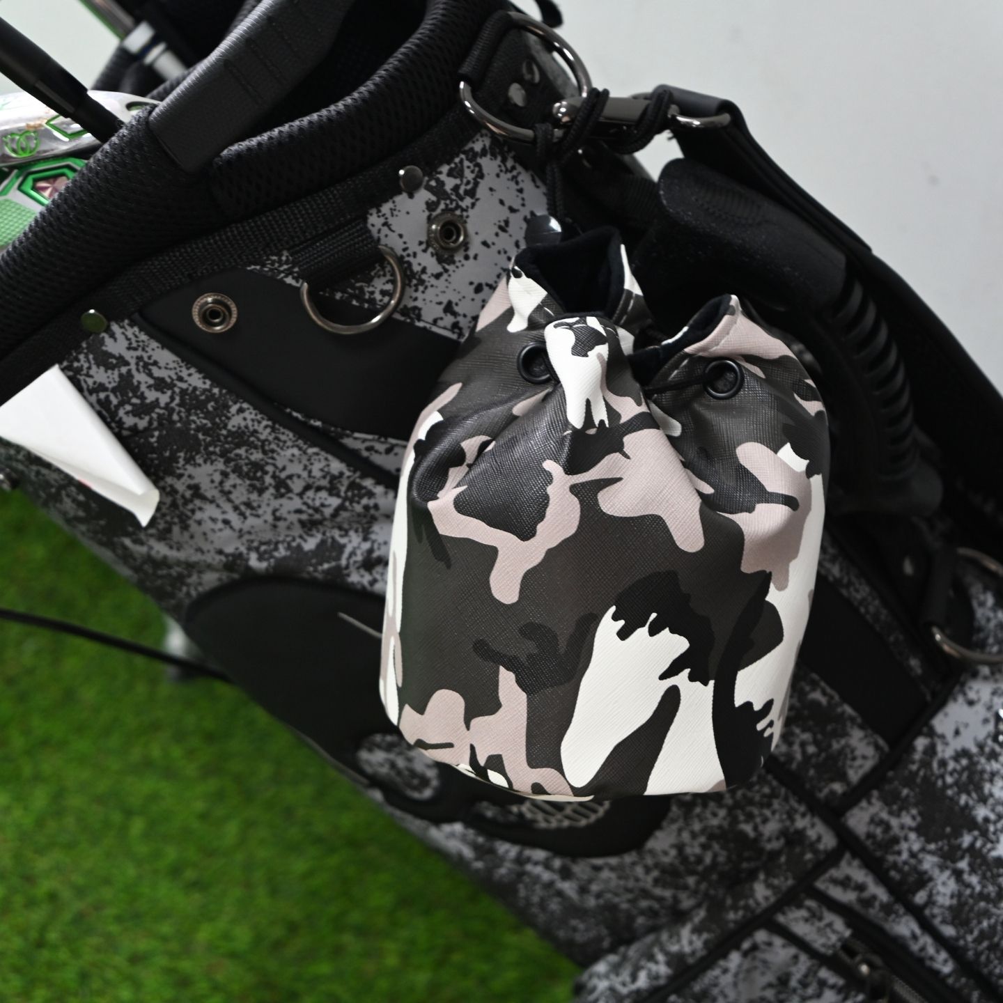 1pc Golf Tee Bag Pouch Camoufl - Golf Equipment Drawing 评论和价格
