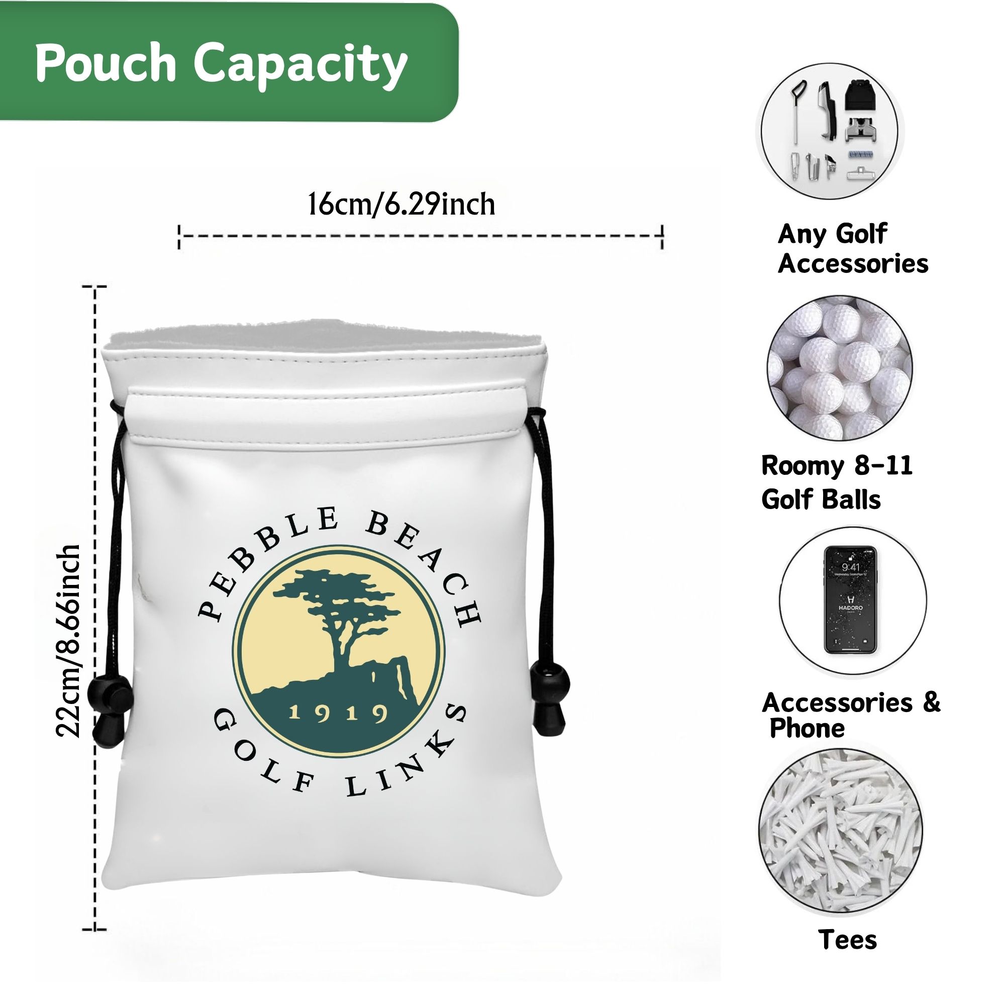 Crown Golf Valuable Item Bag,  - Golf Equipment Drawing 评论和价格