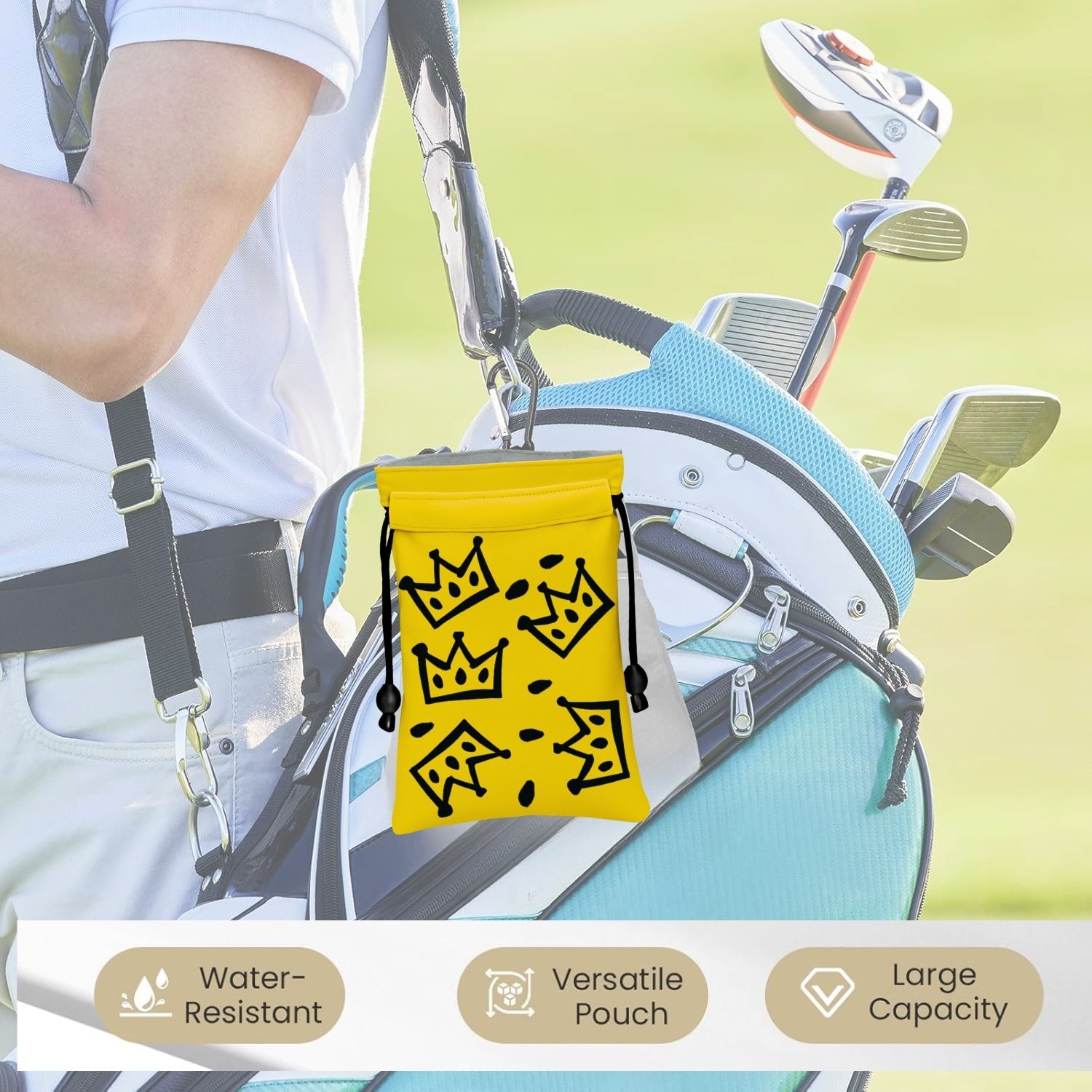 Crown Golf Valuable Item Bag,  - Golf Equipment Drawing 评论和价格