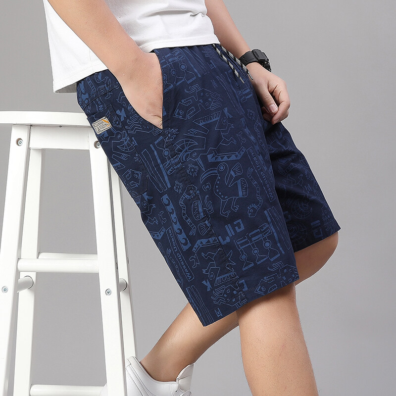 Men‘s Streetwear Casual Shorts - Golf Equipment Drawing 评论和价格