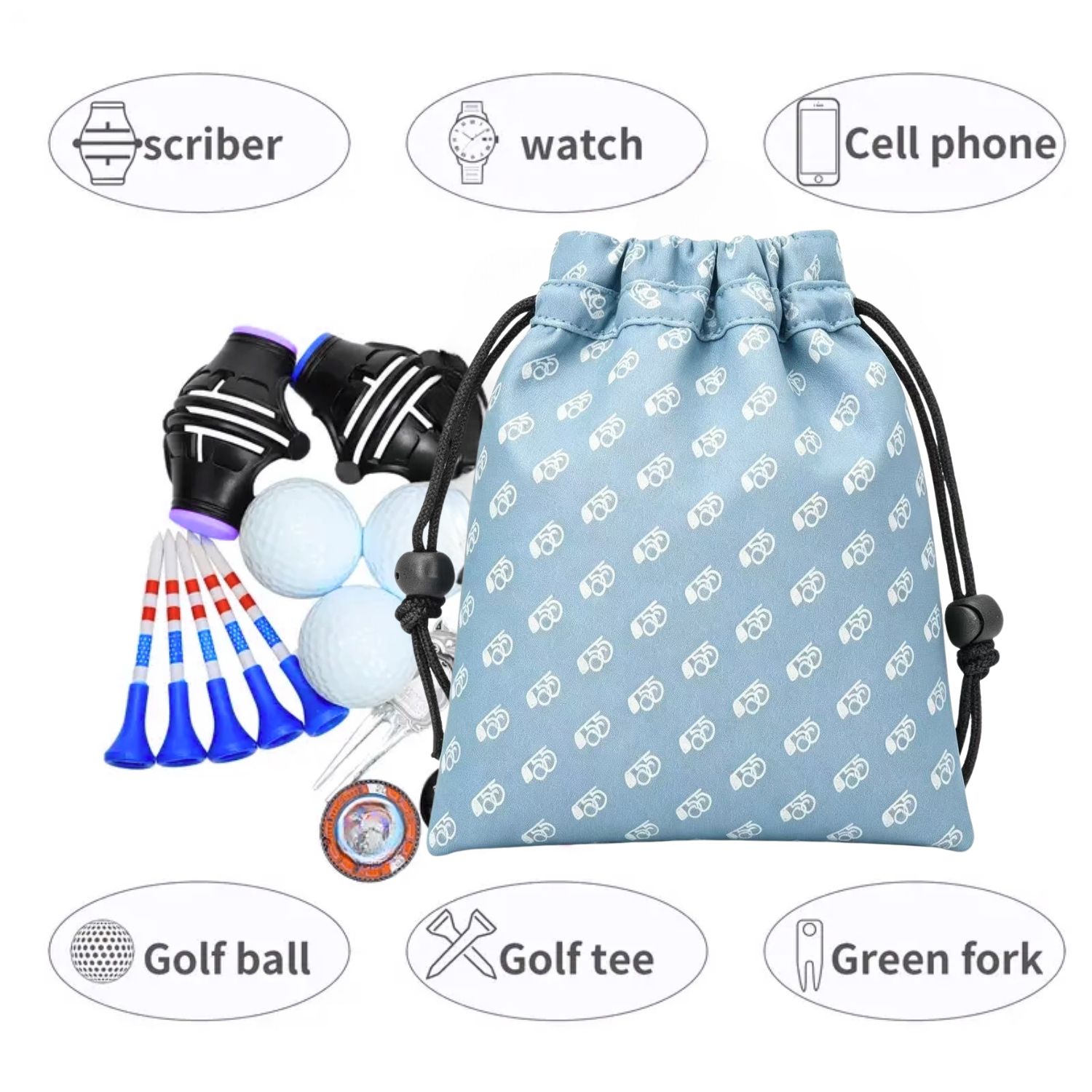 A Minimalist Blue Golf Valuabl - Golf Equipment Drawing 评论和价格