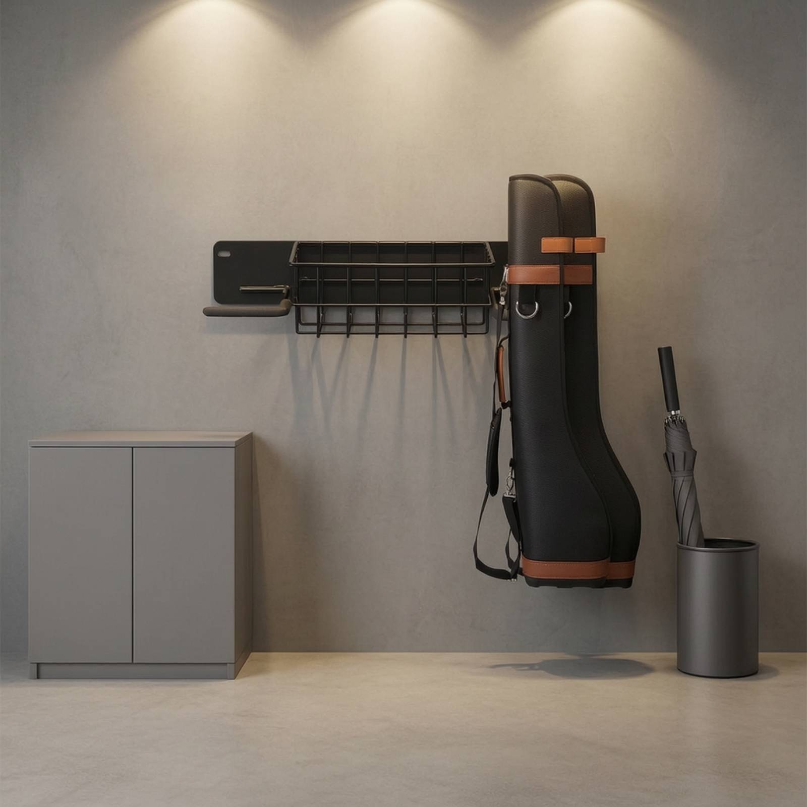 Golf Storage Rack Wall-Mounted - Golf Equipment Garage Organizer 评论和价格