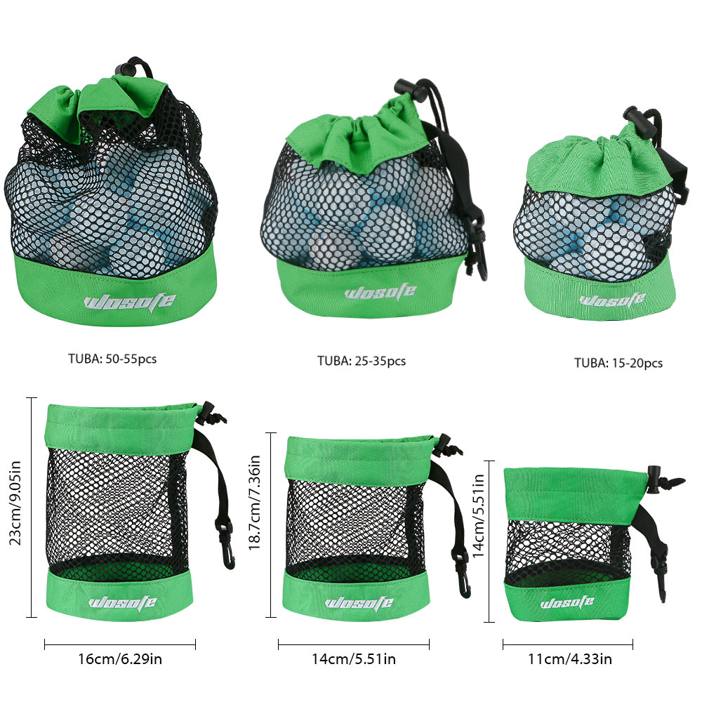 Nylon Drawstring Mesh Golf Bag - Golf Equipment Drawing 评论和价格