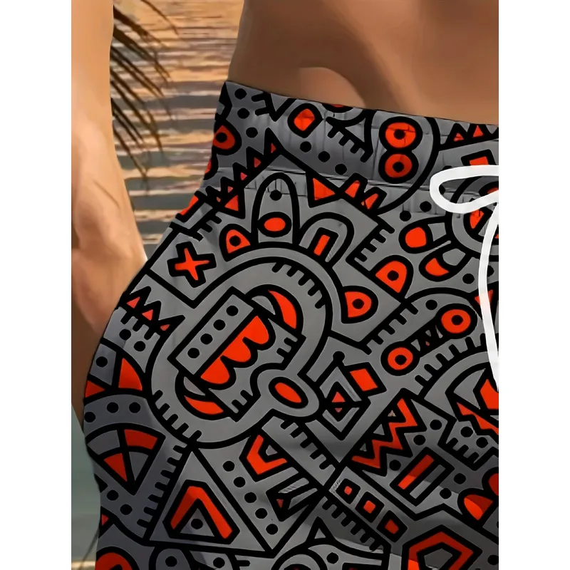 Men's 3D Geometric Print Beach - Golf Equipment Drawing 评论和价格