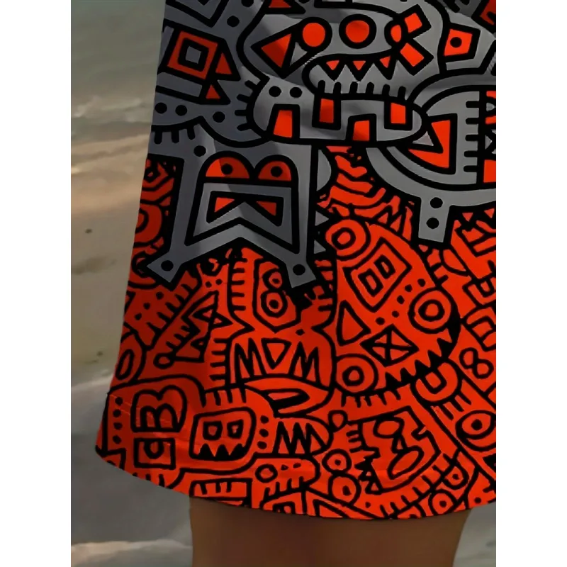 Men's 3D Geometric Print Beach - Golf Equipment Drawing 评论和价格